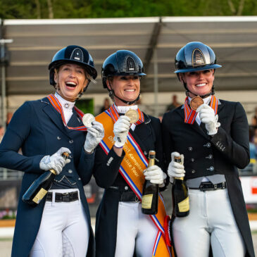 Dinja van Liere naar overtuigend goud in KNHS Kampioenschap Lichte Tour