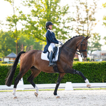 Shanna Baars goed op weg bij de Young Riders